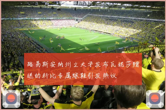 路易斯安纳州立大学发布瓦妮莎赠送的科比专属球鞋引发热议